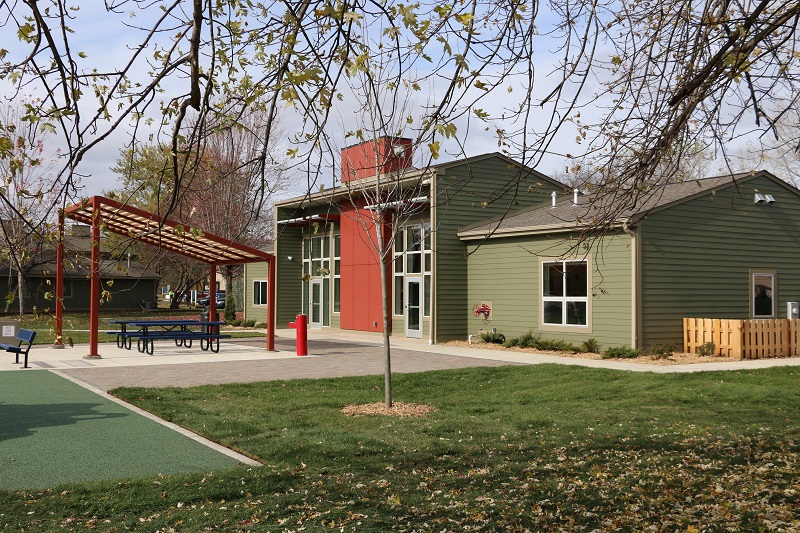 A new community building is one of the highlights of Community Housing Development Corp.'s renovation of Unity Place Townhomes in Brooklyn Center, Minn.