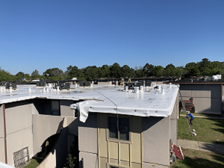 Renovation is underway  at La Playa Apartments and scheduled to be completed by the end of the year.