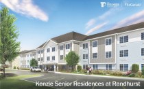 Kenzie Senior Residences by Perlmark Housing Group will feature 60 one- and 14 two-bedroom apartments for individuals 55 and older.