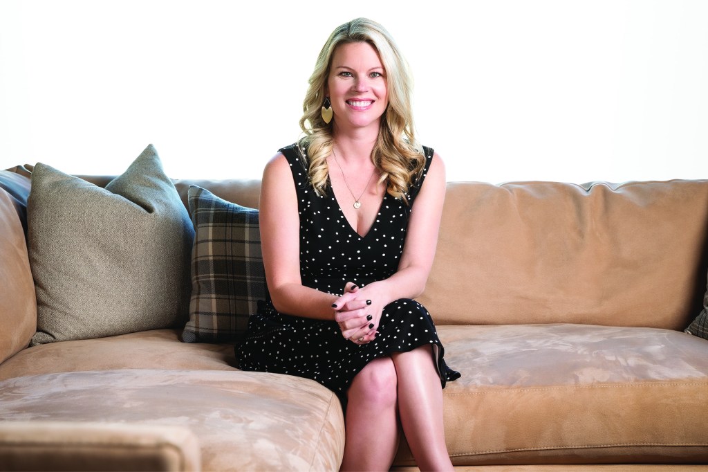 Melissa Fisher visits City Square Lofts, which was recognized for special achievement by the Texas Association of Local Housing Finance Agencies.