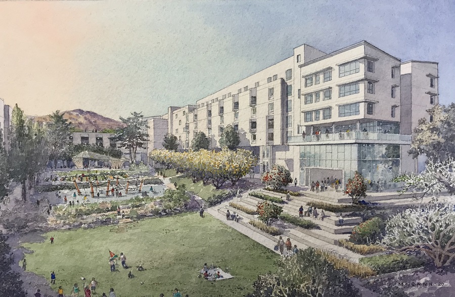 BRIDGE Housing is partnering on the Balboa Reservoir development in San Francisco, which will transform a 17-acre parcel into 1,100 homes, with half being affordable/workforce housing, including educator housing. Plans also feature a child care center, a two-acre community park, transit improvements, and other amenities. It is among the projects that could benefit from the nonprofit developer’s $100 million sustainability bond transaction.