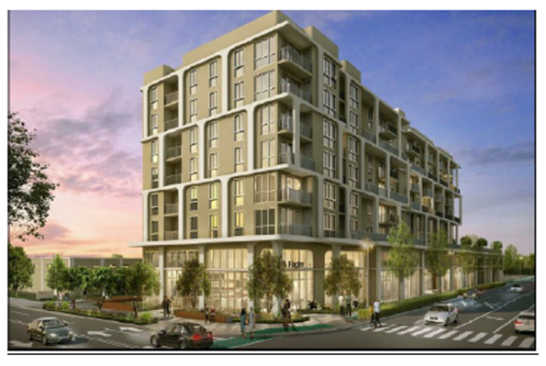 Under development by the Housing Trust Group, Flagler Station will provide 94 units for residents earning between 30% and 80% of the area median income in West Palm Beach, Florida. KeyBank Community Development Lending and Investment is providing a $20.3 million construction loan, and KeyBank’s Commercial Mortgage Group is providing an $8.9 million Freddie Mac forward commitment permanent loan.