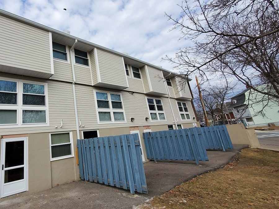 The 40-unit Fort Hill Gardens development provides affordable three-bedroom units for families in Boston. It is being preserved by Vitus.