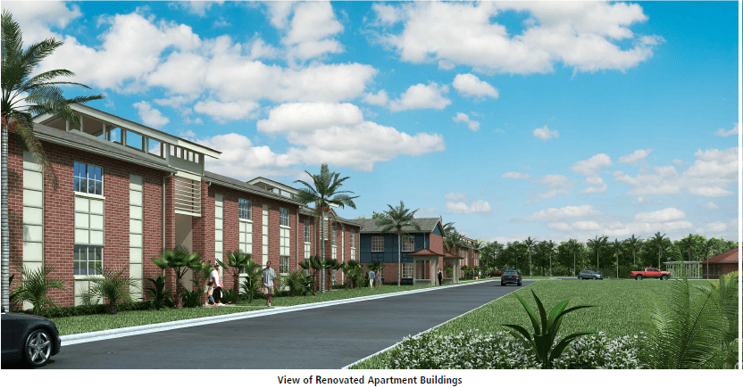 The Millennia Companies is rehabbing and preserving the affordability of 256 units at Jernigan Gardens in Orlando, Fla. Renovations are scheduled to be completed in spring 2022.