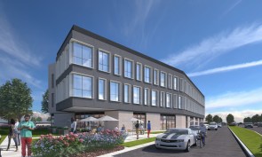 Construction is underway for phase one of Ogden Commons, a mixed-use, Opportunity Zone project in Chicago's North Lawndale neighborhood.