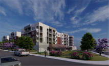 Valencia Pointe Apartments will serve families earning 40%, 50%, 60%, and 80% of the area median income in San Diego.
