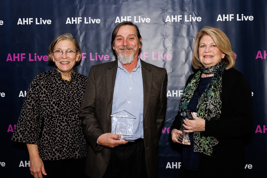 Anne Segrest McCulloch, John Parvensky, and Diana McIver enter the Affordable Housing Hall of Fame this year at the AHF Live conference.
