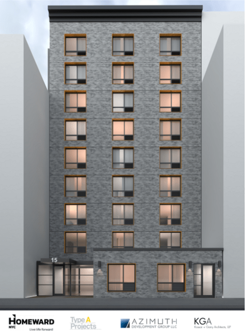 Homeward Central Harlem will provide affordable housing to individuals between 18 and 25 years old who have been homeless in an LGBTQ-affirming community.