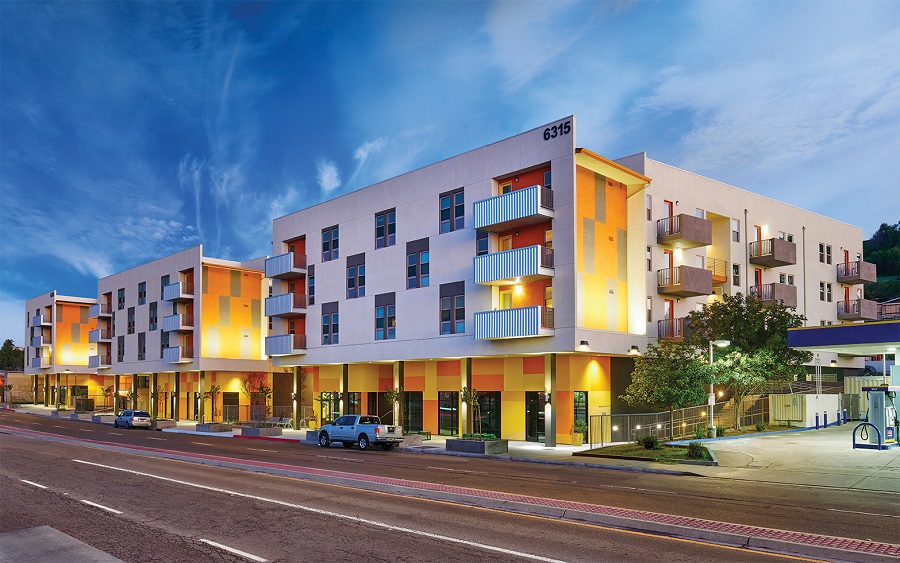 Developed by National CORE, the 66-unit Encanto Village offers affordable housing options to residents in San Diego. A LEED Gold property, the project is a new anchor in the greater Encanto neighborhood and a model for future development in the area.