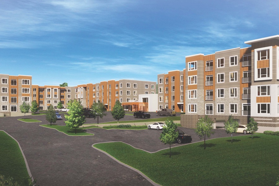 Developed by Real Estate Equities, the $43 million Spring House Apartments features homes for households earning no more than 60% of the area median income.