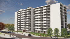 After serving as senior housing, Delta Towers is being renovated into workforce housing.