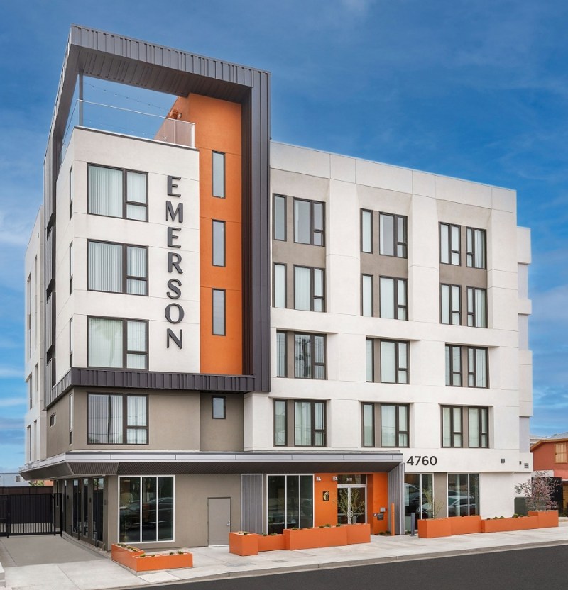 Emerson is home to formerly homeless veterans in Los Angeles.
