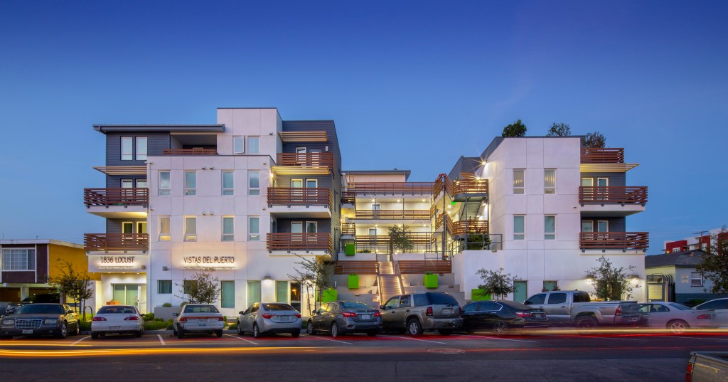 Vistas del Puerto brings 47 affordable housing units to Long Beach, California.