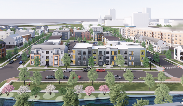 Plans call for the 618 apartments at the Tidewater Gardens public housing development to be demolished and replaced with new housing in Norfolk, Virginia.