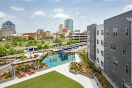 Willard Street Apartments is a transit-oriented, mixed-use development in Durham, North Carolina.