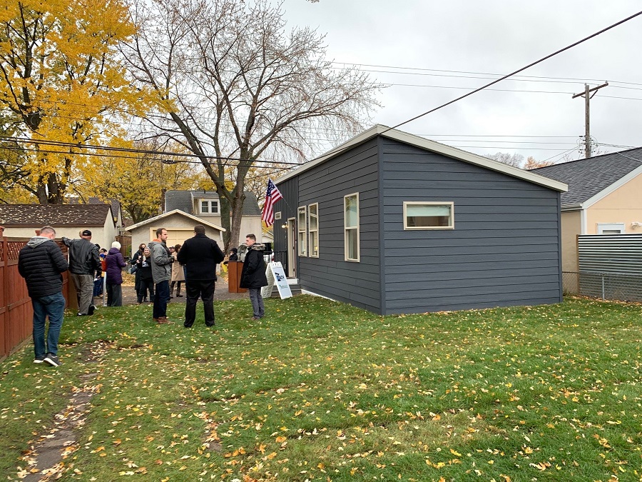 A recently completed YardHomes residence will provide housing for a homeless veteran.