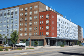 Vida at Sloan’s, a 176-unit mixed-use building in Denver, Colorado.Image courtesy of Jim DiPaolo at Denver Housing Authority
