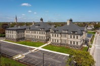 A former public school has been redeveloped into McKinley School Lofts in Milwaukee.