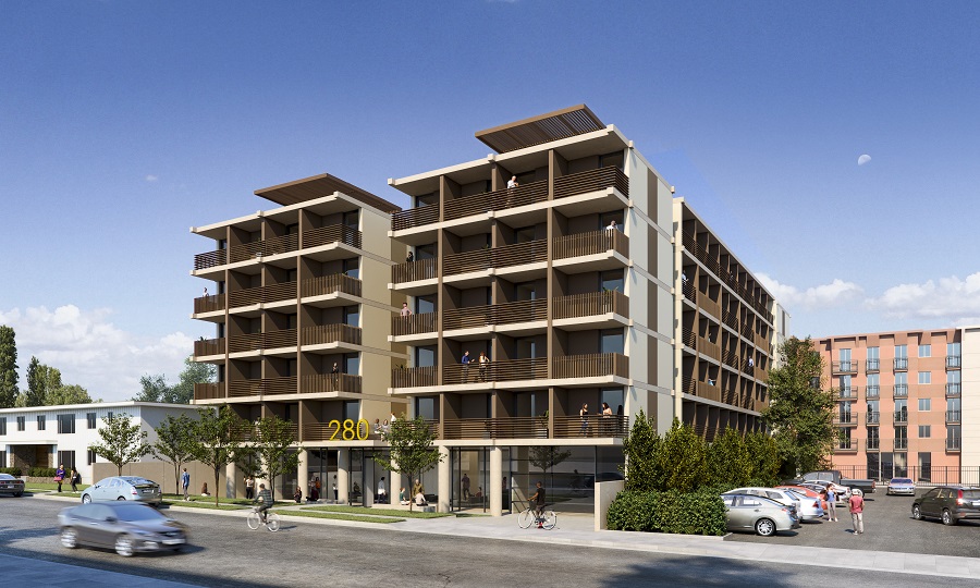 Units at Pasadena Studios have approximately 245 to 270 square feet of living space.