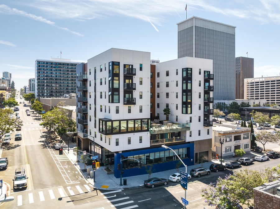 Affirmed Housing has opened The Helm in San Diego’s Cortez Hill neighborhood. “Having an affordable place to call home isn’t about just a roof over your head, it’s the foundation of a thriving community,” said Todd Gloria, mayor of San Diego.