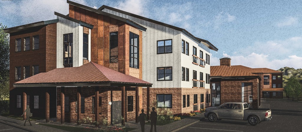 Designed by ej architecture, Rifle Apartments will be an all-electric development, reducing environmental impacts. On-site amenities will include a community room,a fitness room, storage lockers, and abundant green space that includes a playground.