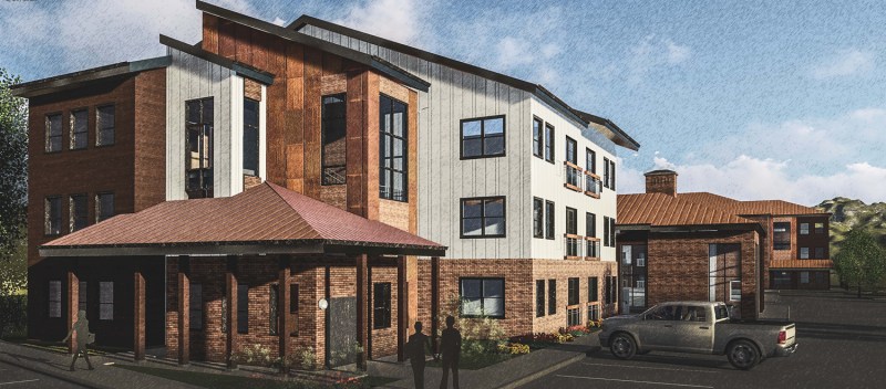 Designed by ej architecture, Rifle Apartments will be an all-electric development, reducing environmental impacts. On-site amenities will include a community room,a fitness room, storage lockers, and abundant green space that includes a playground.