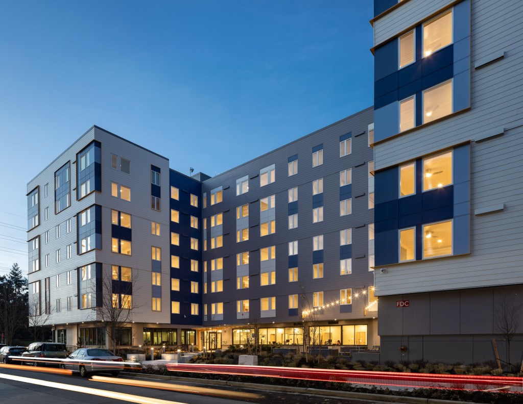 The Aries at Bitter Lake in North Seattle provides 200 units of affordable housing.