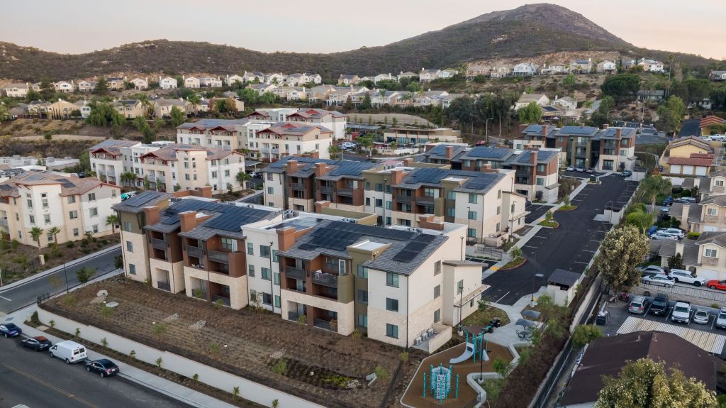 Estrella is the latest affordable housing community by Affirmed Housing. It has helped San Marcos, California, achieve 10% restricted affordable housing out of all residential housing available in the city, according to mayor Rebecca Jones