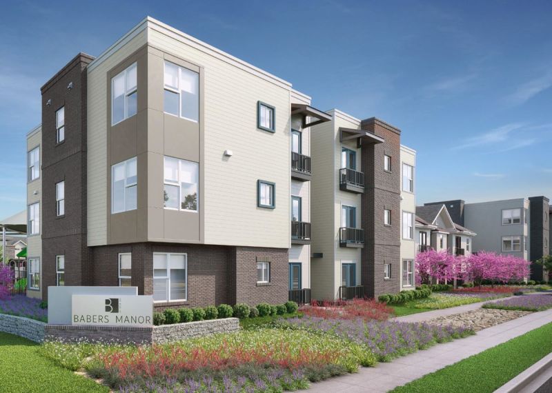 Babers Manor will feature mixed-income townhome and flat units intended for families in Fort Worth, Texas.