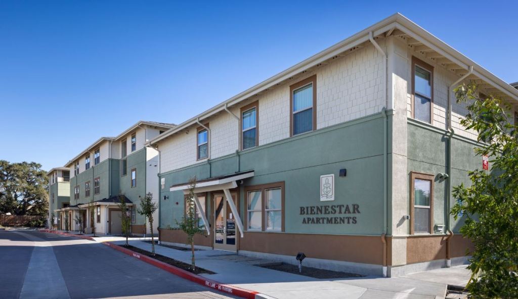 Located in the Live Oak area of Santa Cruz County, Bienestar Plaza Apartments is the final phase of a housing and health care campus that features a community health center and a dental clinic.