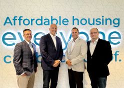 From left, CREA’s Jeff Whiting, Tony Bertoldi, Charles Anderson, and Roger Shank.