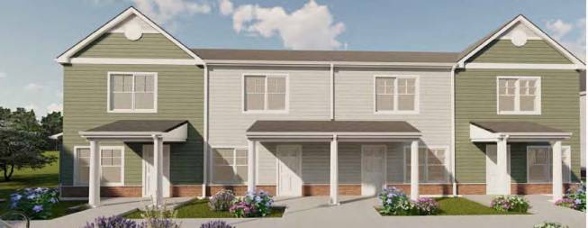 Completion of the first units at Flax Meadow Townhomes II is expected in May 2025.