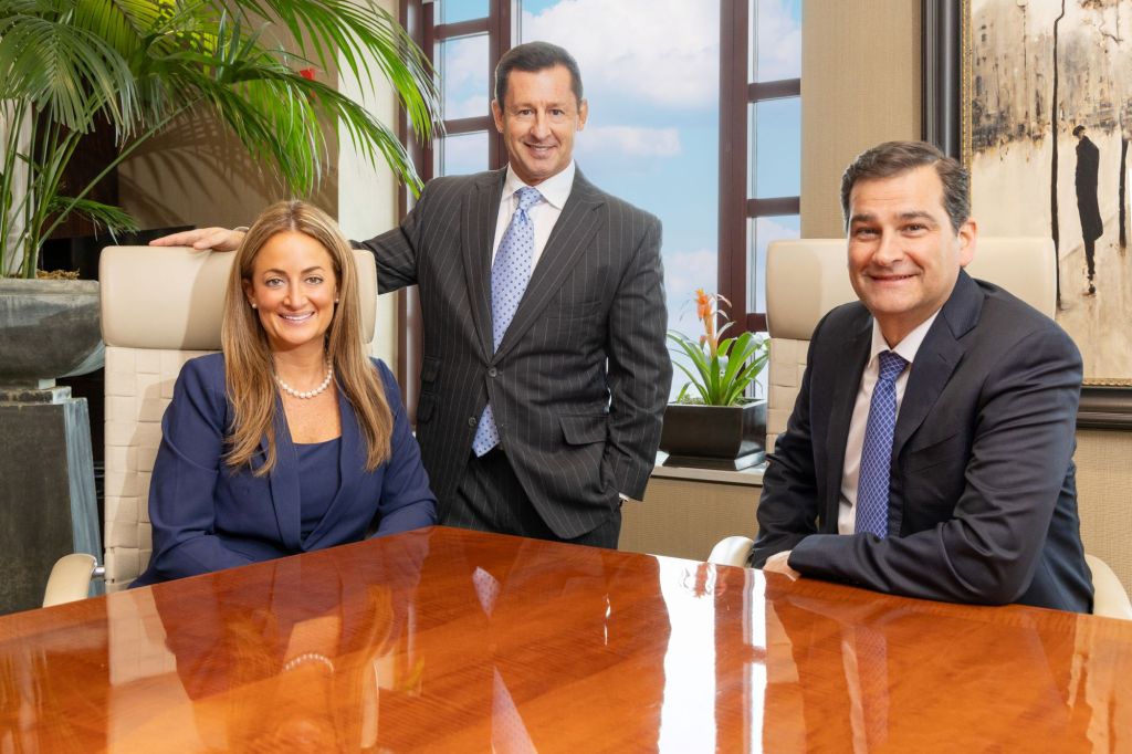 Sarah Laubinger, Todd Jones, and Greg Voyentzie (from left) are leading the new low-income housing tax credit syndication platform at Greystone.