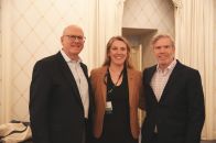 Image Source: David Plihal, NeighborWorks AmericaJim Peffley, CEO of NeighborWorks Capital, Liz Hibbard and Matt Reilein from NEF at the NeighborWorks Executive Symposium.