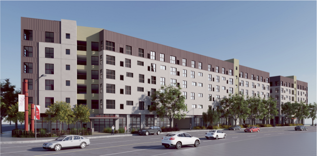 First North Residences will bring 248 affordable housing units, including 80 permanent supportive housing apartments, to Los Angeles.