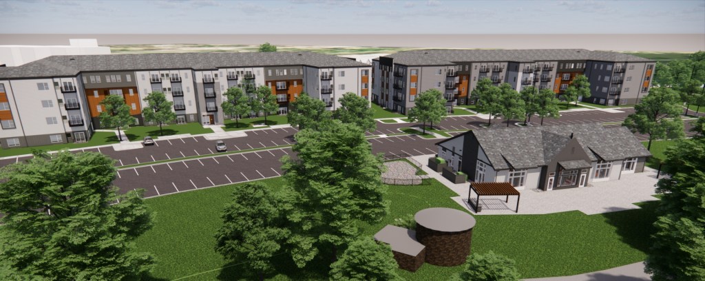 River’s Edge is a 228-unit affordable housing property being developed by Standard Communities and River Caddis Communities in Kalamazoo, Michigan.