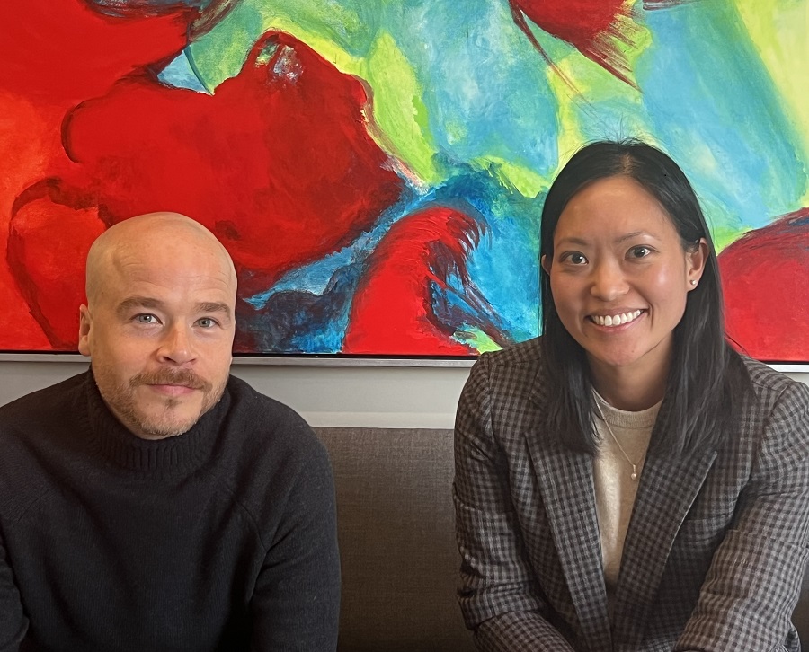 Trevor Samios and Mai Dang