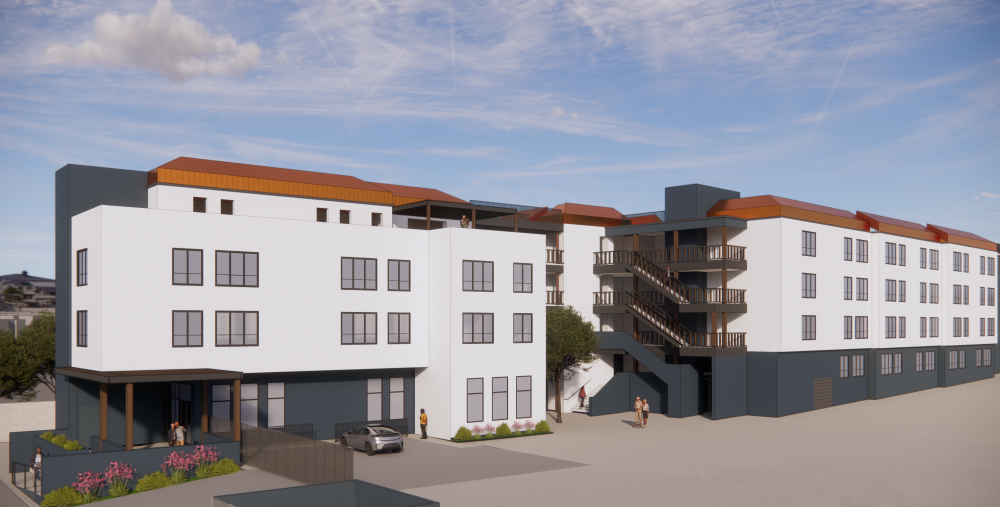 A new two-story building will provide additional homes for seniors at Valley Pride Village.