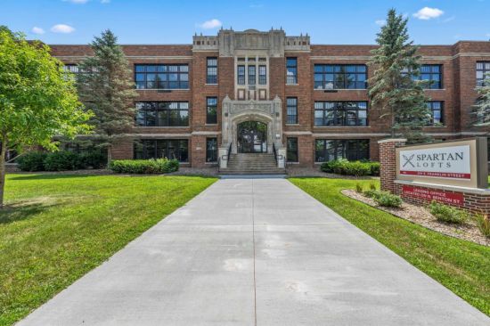 Commonwealth Development has adapted a historic school into affordable housing in Sparta, Wisconsin.