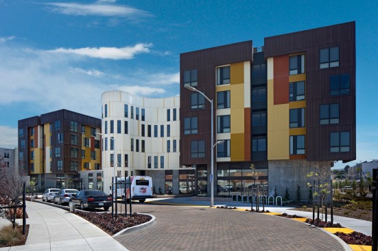 The building also incorporates a senior center, operated by Bayview Hunters Point Multipurpose Senior Services. The center is accessible for residents and for seniors in the broader Bayview community and provides recreational activities, meals, classes, and events.