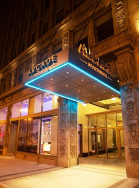 Once decaying and boarded up, the Arcade building in St. Louis has been revitalized into a vibrant mixed-use development by Dominium.