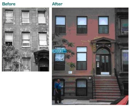 All the buildings in the portfolio were constructed between 1899 and 1931, with conditions varying from poor to average. Renovations, which are ongoing and anticipated to wrap up by the end of the year, include updated kitchens and bathrooms as well as window, boiler, and roof replacement.