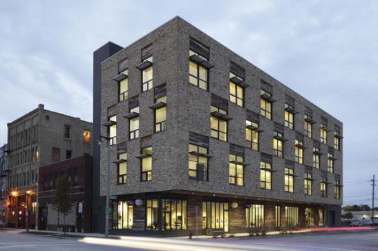 2013 AIA COTE Top Ten Green Project: The Clock Shadow Building in Milwaukee, designed by Continuum Architects + Planners