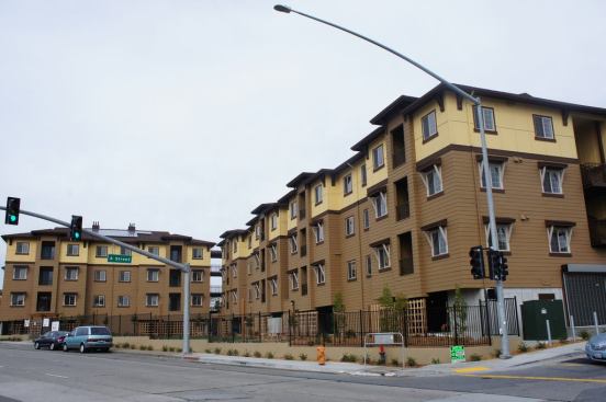 The low-income families selected to become the new homeowners contributed 500 hours of labor to building the project.