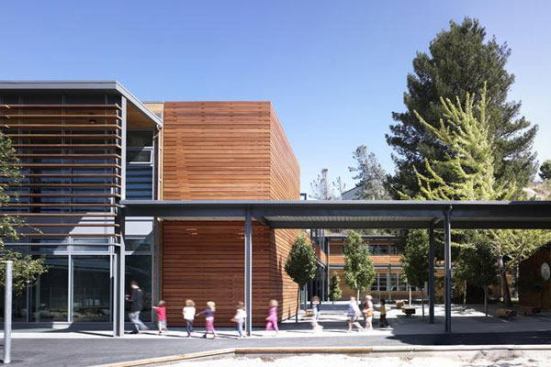 2013 AIA COTE Top Ten Green Project: Marin Country Day School Learning Resource Center and Step 2 in Corte Madera, Calif., designed by EHDD
