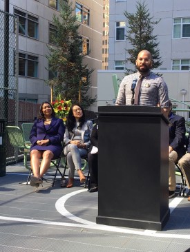 Adrian Caratowsa, a resident of the Natalie Gubb Commons, says he's participated in 25 lotteries to get into affordable housing in San Francisco.