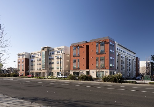 Alta Mira is made up of two adjacent buildings, an 87-unit property for families and a 64-unit community for seniors.