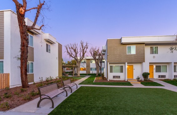 The
property, which received new roofs and a photovoltaic system, has seen a 27%
reduction in energy demand and a 34% reduction in water use.