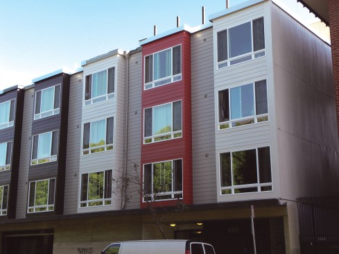 Over the past two years, Bank of America Merrill Lynch has provided $2.2 billion in debt and equity financing to 29 projects that the San Francisco Housing Authority has taken through the federal Rental Assistance Demonstration program, including 227 Bay Street (above).