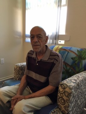 Carlos Gonzales is among the first residents to move into Casa Carmen in Los Angeles.